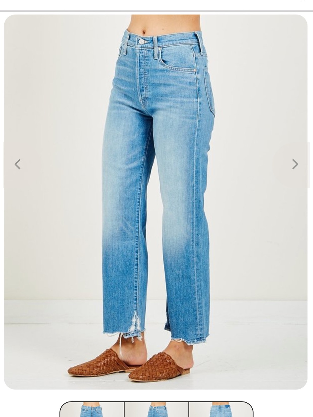 Mother The Rambler Ankle Chew Jeans in Post No Bills Size 24